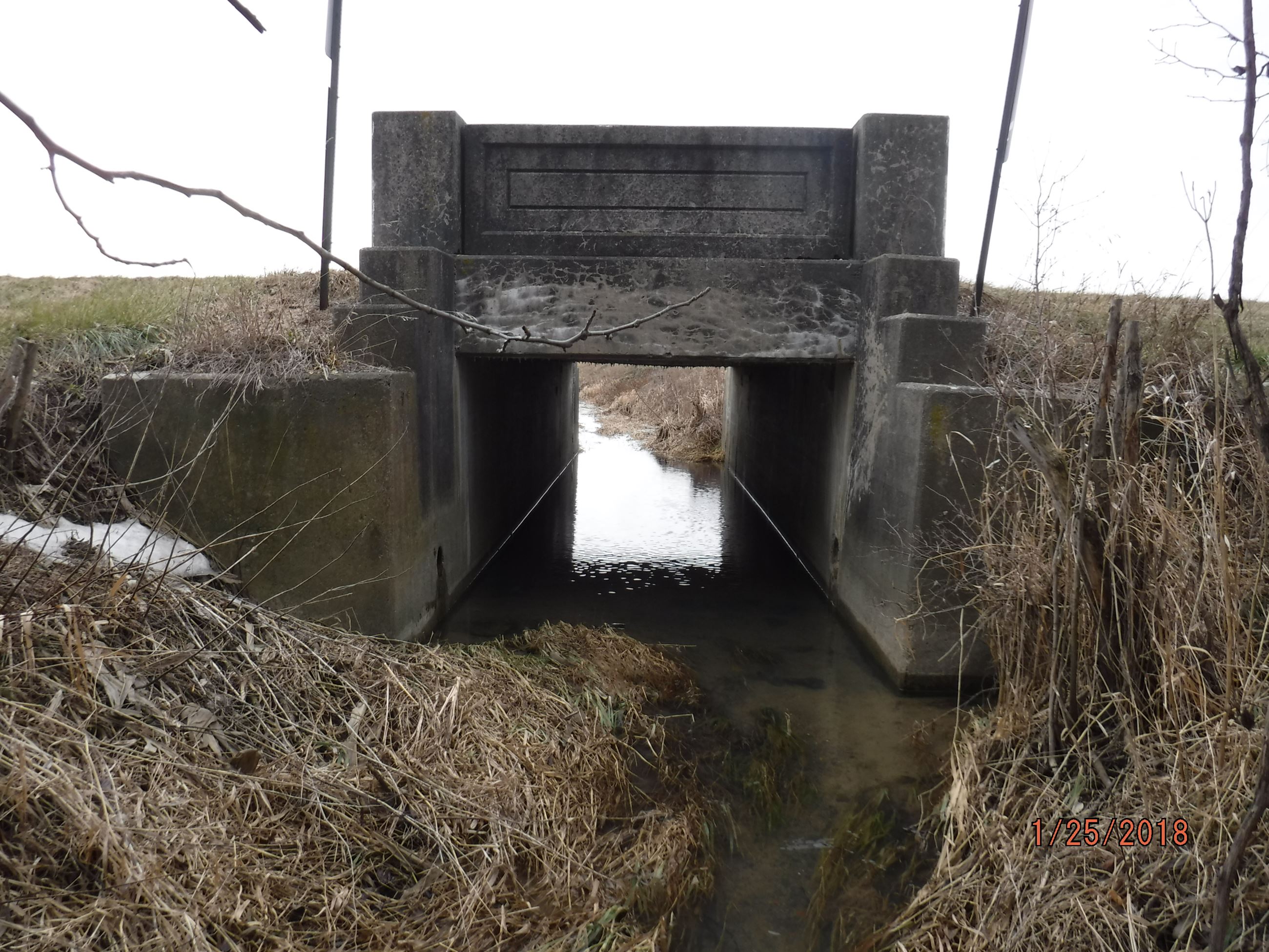 Culvert 2L.5 Before Downstream View